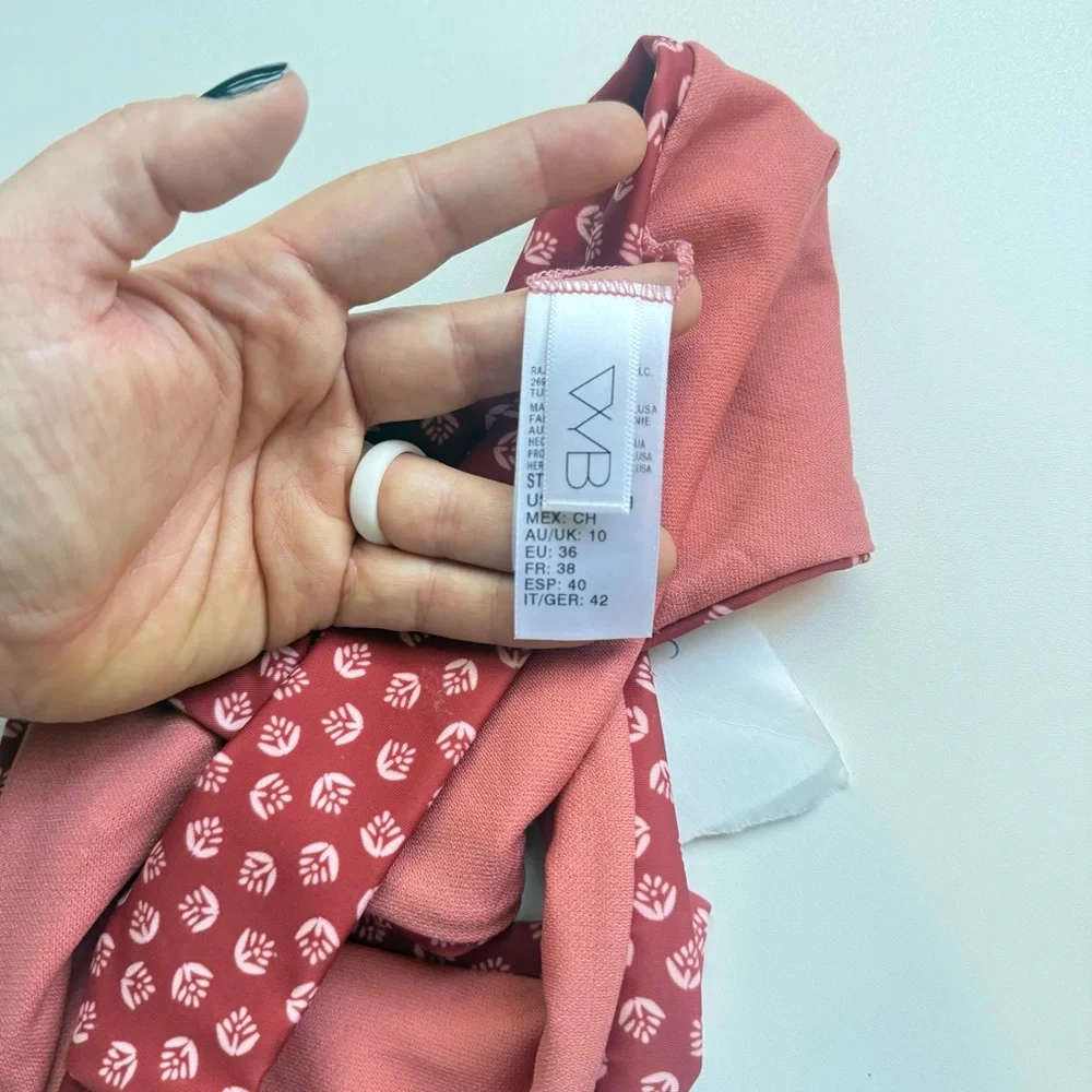 VYB Vicious Young Babes Vintage Mid Rise Swimsuit Bikini Bottom Womens Size S - Picture 4 of 8